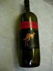 2016 Yellow Tail Pinot Noir Empty 1.5L Green Glass Wine Bottle/Cork lid