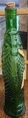 Vintage 1967 Emerald Glass Bottle Antinori Bianco Della Costa Toscana