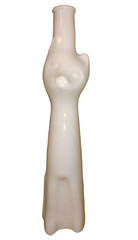 Mid Century Modern Retro Style Rheinhessen-Riesling White Cat Glass Bottle 13&Prime;