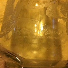 ETCHED CLEAR GLASS 1989 NORMAN KOSARIN WINE WATER CARAFE PAUL MASON VINYARDS