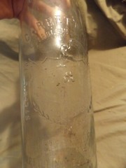 Antique 15&Prime; Quart Bottle Advertising Garrett & Co St Louis Mo Norfolk VA Bubbles