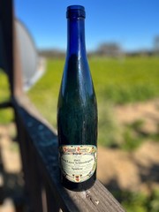 Vintage Burg Layer Schlosskapelle 1985 German Riesling Wine Bottle EMPTY