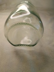 Vintage Owen-Illinois Glass Carafe Liter Embossed Since 1852 9.75&Prime; Tall