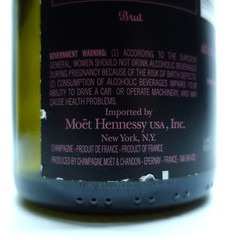 RARE Lady Gaga Dom X Perignon Rose Luminous Light Up Empty Bottle 750ml