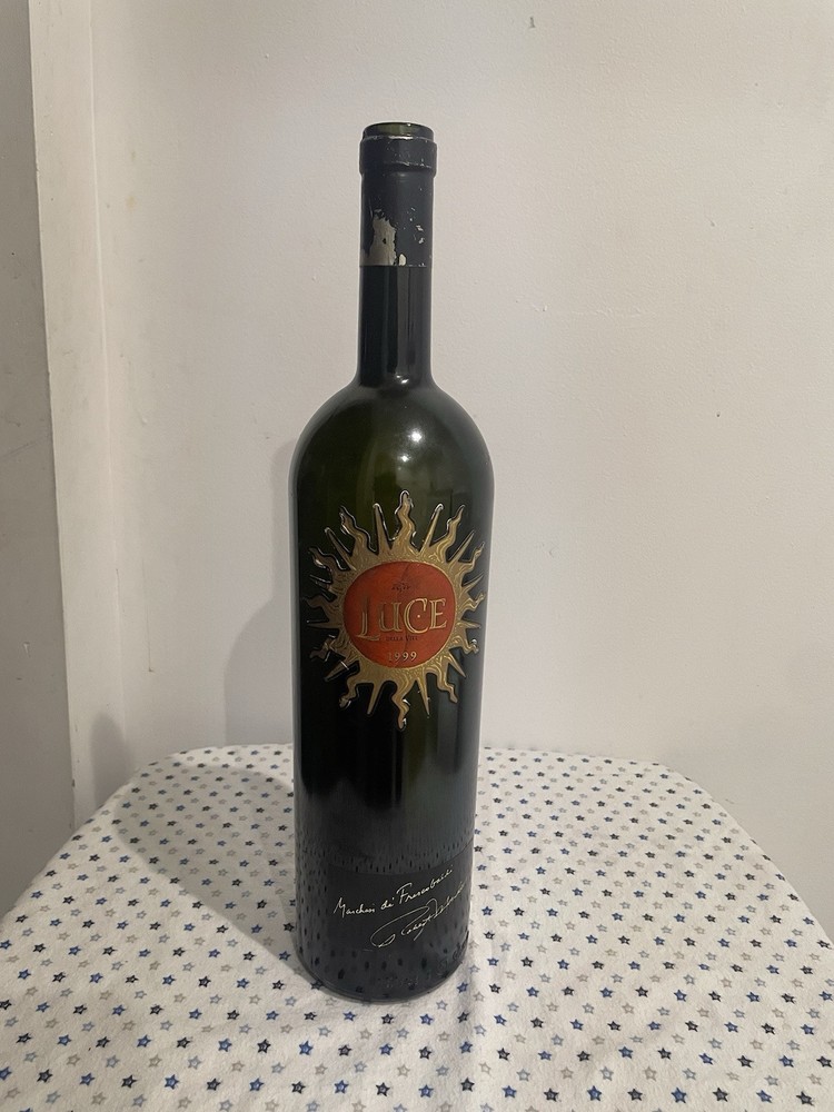 Rare Vintage TANK Wine Bottle Magnum 1999 Luce Della Vite Mondavi 1500ml