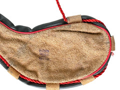 Handmade Curved Goat Leather Canteen 2 Liter Traditional Spanish Bota Bag VTG