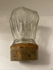 Monarch Wine Co. Clear Glass Decanter Bottle Manischewitz Brooklyn NY *EMPTY*