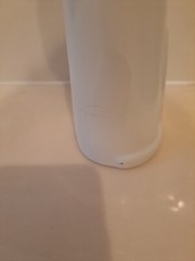 Cat Riesling Wine Bottle 2017, white and empty