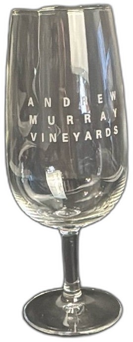 Andrew Murray Vineyards Wine Glass France Clear Stemware Collectible Excellent