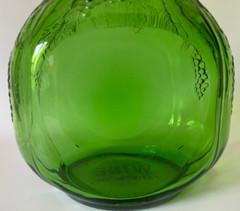 Vintage MARGO WINE COMPANY Philadelphia PA GREEN Half Gallon Bottle DURAGLASS
