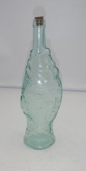 Made Italy Pescevino VTG Fish Shaped Wine Bottle 13&Prime; Nautical Coastal Sea Decor