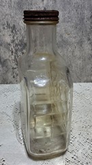 Vintage Berrycup Wines 2/5 Pint Glass Wine Bottle Yonkers, New York
