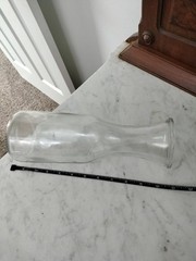Vintage Paul Masson 10.5&Prime;Glass Wine Carafe Embossed