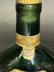 Vintage Empty Green Glass Mateus Rose Wine Bottle 6.1 fl. oz. Frontier Airlines.