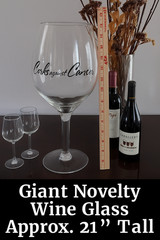 Giant Wine Glass 18&Prime;
