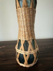 Vintage 1980’s Italian Empty Unbranded 17” Chianti Bottle