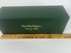 Dom Pérignon Vintage 1990 Empty Champagne Box | Cuvée DP Green Gift Case 750ml