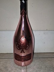 ACE OF SPADES ROSE (ARMAND DE BRIGNAC) 750ML EMPTY CHAMPAGNE BOTTLE No BOX
