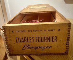 Vintage Charles Fournier Brut New York State Champagne Box 1950