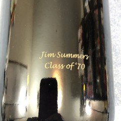 2007 WSU Wichita State University Shocker Red Display Wine Bottle Huge 19.5&Prime;x6&Prime;