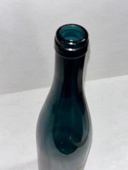 Ferdinand Pieroth German Wine Bottle 1979 Empty Blue Glass Vtg Collectible