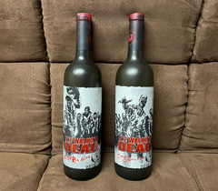The Walking Dead – Two Empty Wine Bottles, Cabernet Sauvignon, Blood Red Blend