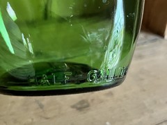 Vintage United Vintner&rsquo;s Half Gallon Green Glass Bottle Established-Asti-1881