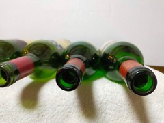 Chateau Mouton Rothschild Empty Glass Bottle Set of 5 From Japan Rare 1966-1990