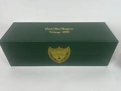 Dom Pérignon Vintage 1990 Empty Champagne Box | Cuvée DP Green Gift Case 750ml