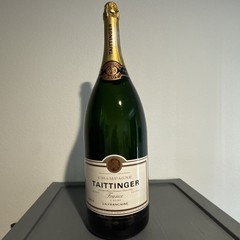Taittinger Champagne Large 6 Liter Empty Prop/Display Bottle Intact