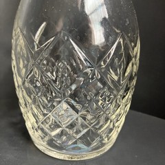 Glass Decanter 1967 London Winery Ltd Ontario Canada Glass Stopper w/AS IS Cork