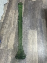 Vintage Gori Gori Chianti Rifle Bottle 3L Green Glass Italy 1960s 45.5 In Tall