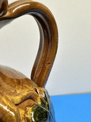 Vintage Jar For Wine Terracotta Popular Amphora Signed Period Xx Century