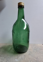 United Vintner&rsquo;s Inc. 5401, Half Gallon Green Glass Bottle Est Asti-1881
