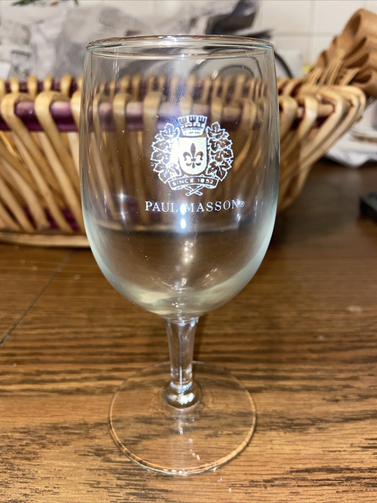 Paul Masson Wine Glass Vintage Small Goblet