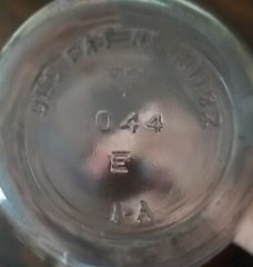 Vintage Garrett & Co. Virginia Dare Clear Glass Wine Bottle, 14.5&Prime;, 1/2 Gallon