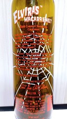 ELVIRA MACABRENET Empty WINE BOTTLE! Cabernet Sauvignon MISTRESS DARK Halloween