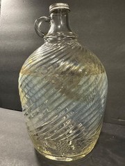 Vintage Italian Swiss Colony California 1950&rsquo;s Glass Gallon Wine Bottle Empty