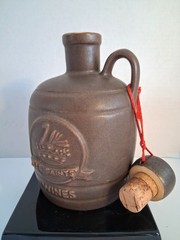 Vtg All Saints Australian Pottery/Ceramic Wine Decanter; W/ Ceramic CAP;EUC/Mint