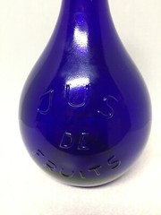 Vintage Casadis Milano LT2 Cobalt Blue « Jus De Fruits » Glass Jug-2 Liter