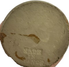 Stoneware Liquor/wine Bottle. Stamped Made In France. Cork Inside 11” In Height