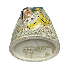 VINTAGE MID CENTURY HAND PAINTED WINE LIQUOR CLOWN MOTIF FURLAN ITALY