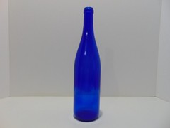 Cobalt Blue Glass Empty Wine Bottle 750 ML 9433 56 24 On The Bottom
