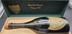 Cuvee Dom Perignon Vintage 1992 Empty 750ML Bottle w/ Case & Millenium Cork Book