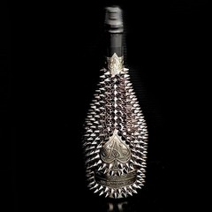 Armand de Brignac Studs Decoration Empty Bottle Color Black Silver Toge-mand
