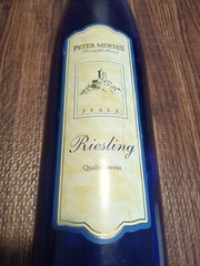 Extra Tall Wine Bottle Blue Riesling Bottle Wine Home Decor Plalz Riesling 19&Prime;