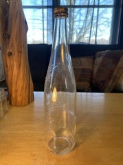 Vintage Garrett & Co. Inc Wine Bottle. Embossed W/cap. 4/5 Quart