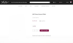 $3300 Chateau PETRUS Pomerol 2017 Empty Wine Bottle romanee drc conti lafite 750