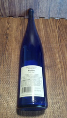 Extra Tall Wine Bottle Blue Riesling Bottle Wine Home Decor Plalz Riesling 19&Prime;