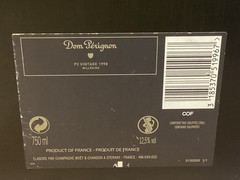 Dom Perignon France Champagne P2 Vintage 1998 Empty Collectors Green Gift Box